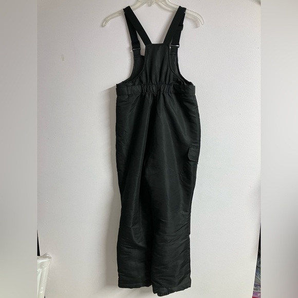 Swiss Tech Kid’s Winter/Cold Weather Bib Overalls, Large (10-12), Black - Picture 5 of 6